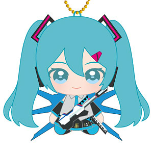 ガンダム45周年×初音ミク Chibiぬいおすわりマスコット 初音ミク×ストライクフリーダムガンダム弐式