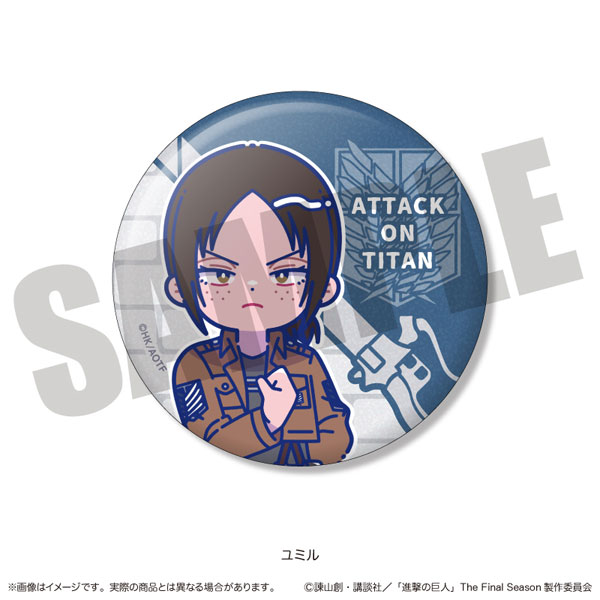 TVアニメ『進撃の巨人』 にゅ～とろ キラキラ缶バッジ N ユミル