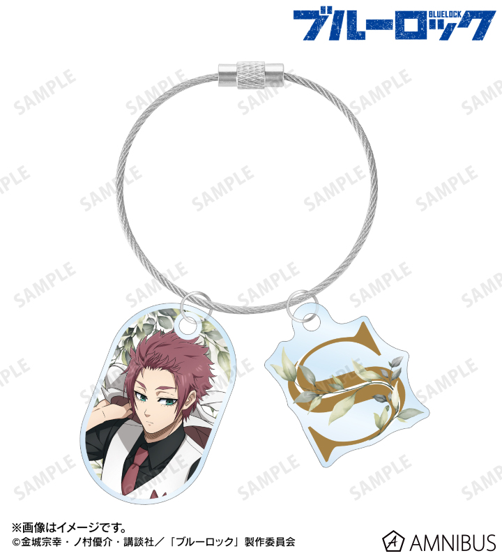 描き下ろし 糸師 冴 スーツモデルver. 第2弾 2連ワイヤーアクリルキーホルダー