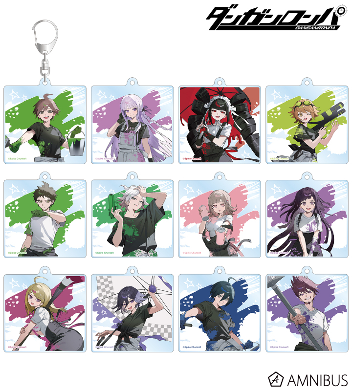 さくしゃ2さんイラスト ペイントスタイルver. トレーディングアクリルキーホルダー