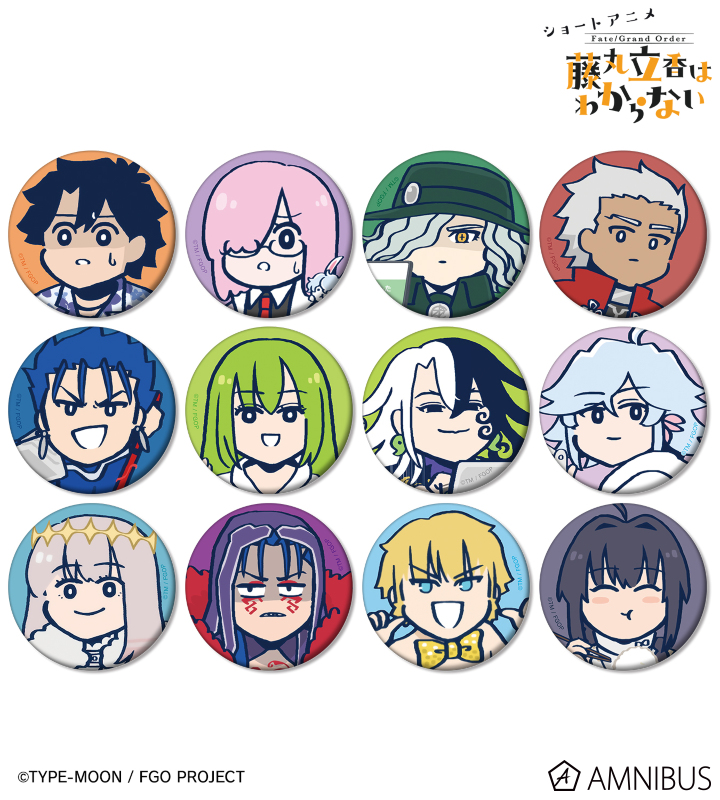 トレーディング場面写マット缶バッジ