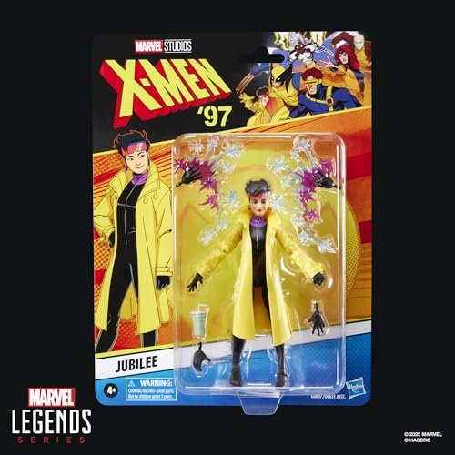 ハズブロ(Hasbro)マーベルレジェンド・シリーズ ジュビリー、『X-Men ‘97』コレクション用 15cm アクションフィギュアおもちゃ G0807 正規品