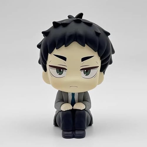 ハイキュー フィギュア 置物 木兎光太郎 赤葦京治 岩泉一 小物 コレクション 記念品 ミニ 萌えグッズ 座り姿 コスプレ道具 撮影用 記念品 可愛い 室内の飾り コレクション 非公式 (赤葦京治,10CM) [並行輸入品]