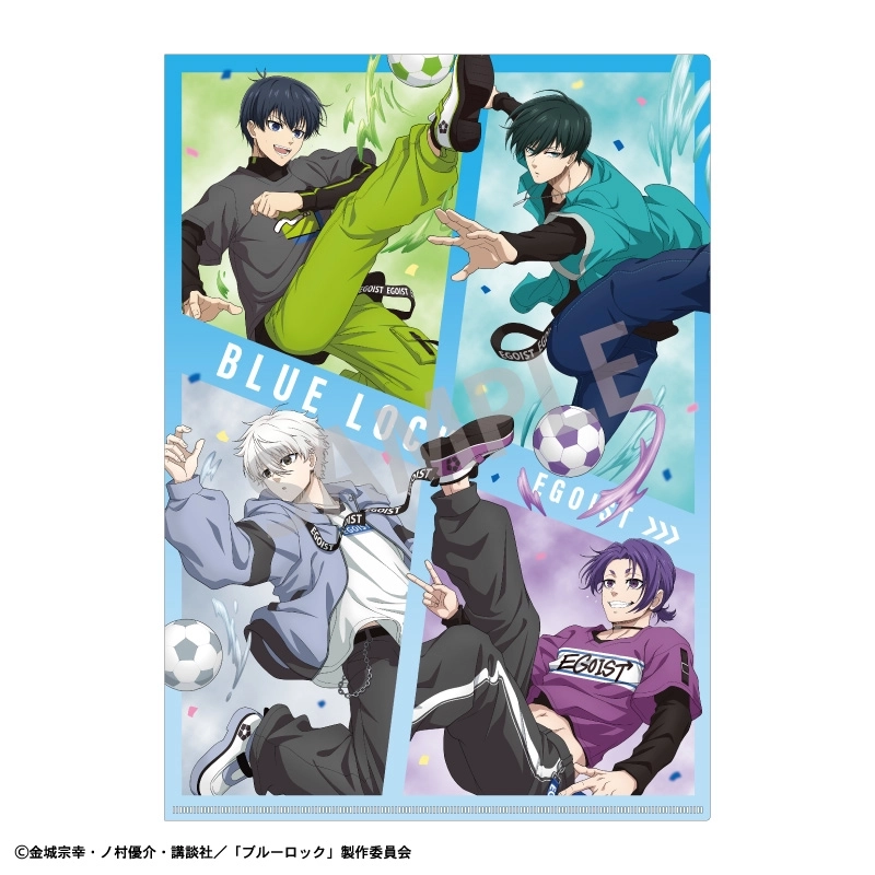 【予約2026年01月】ブルーロック A4シングルクリアファイル 集合 アクロバットサッカー カミオジャパン