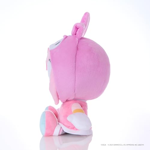 セガフェイブ(SEGA FAVE) SONIC＆FRIENDS Sanrio characters ぬいぐるみM エミー×マイメロディ