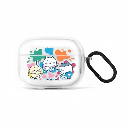 Juma o ちいかわ グッズ ヘッドホンケース ちいかわ ハチワレ うさぎ AirPods Proケース AirPods TPU磨砂 Airpods イヤホンケース第1世代 第2世代対応 AirPods Proワイヤレスイヤホンケース AirPods 第3世代 充電対応 収納ケース 全面保護 防水 耐衝撃 軽量 イヤホンボックス (Airpods Pro,C) [並行輸入品]