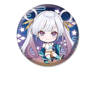 超かぐや姫！ ぺたん娘缶バッジ 月見ヤチヨ/バトル衣装