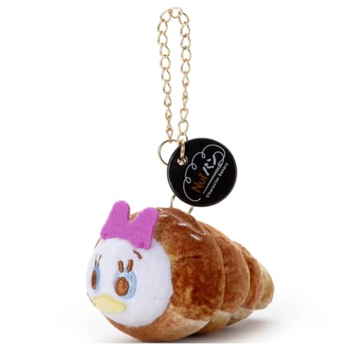 ディズニーキャラクター Nuiパン チェーンストラップマスコット コロネ デイジーダック ぬいぐるみ高さ約15cm