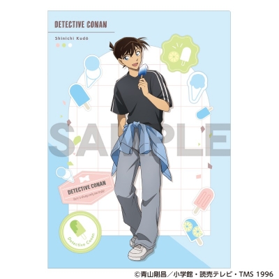 【グッズ-クリアファイル】名探偵コナン シングルクリアファイル 工藤新一 アイスキャンディー【再販】