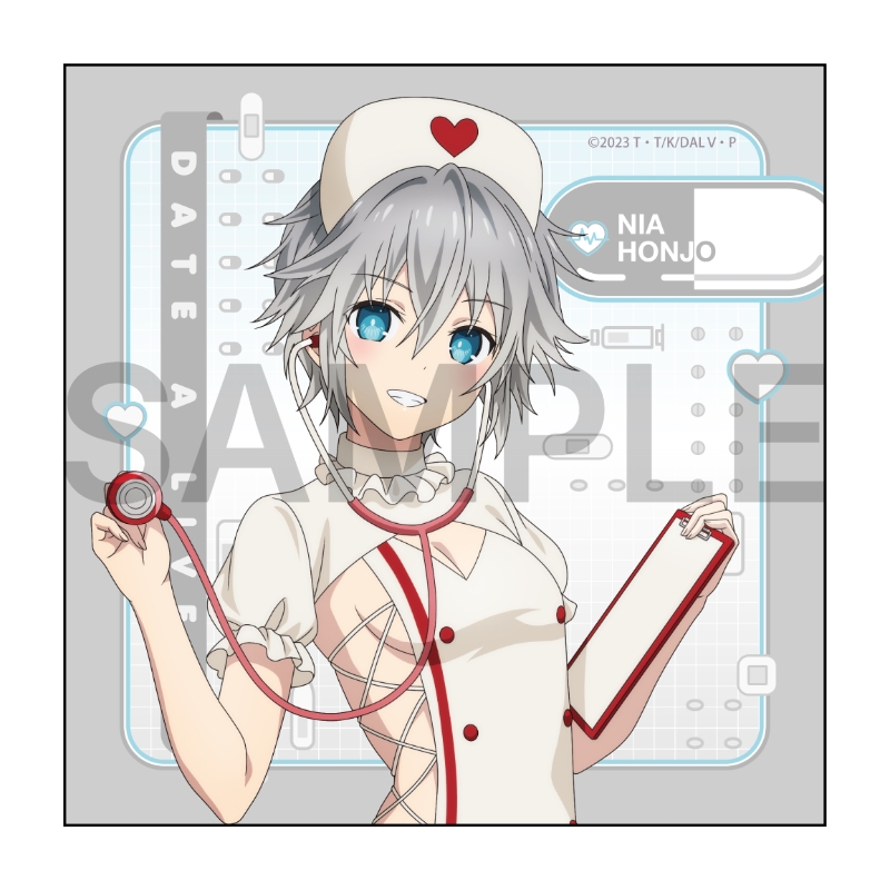 デート・ア・ライブV マイクロファイバー 本条二亜 南の島のナース ver.【催事商品】