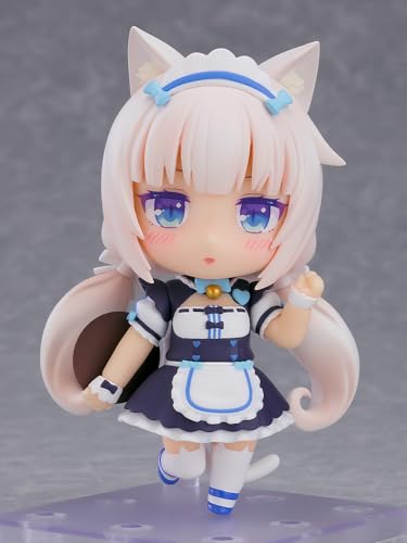 グッドスマイルカンパニー ネコぱら セカイコネクト ねんどろいど バニラ《ネコぱら セカイコネクト》Ver. プラスチック製 塗装済み可動フィギュア ノンスケール 専用台座付属 全高約100mm