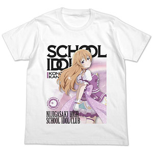 ラブライブ!虹ヶ咲学園スクールアイドル同好会 近江彼方 フルカラーTシャツ オフィシャルカードゲームVer./WHITE-L