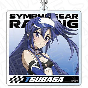 戦姫絶唱シンフォギアXV ホログラムアクリルキーホルダー 風鳴翼 SYMPHOGEAR RACING ver.