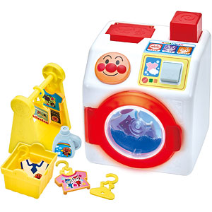 プッシュでぐるぐる！きれいにほせたよ！アンパンマンおしゃべりせんたくき