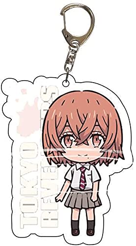 東京卍リベンジャーズ キーホルダー 携帯ストラップ アクリルキーホルダー 人気アニメ 東京卍會 東京リベンジャーズ キャラクター 漫画 三ツ谷隆 佐野万次郎 千堂敦 場地佳介 松野千冬 橘直人 稀咲鉄太 羽宮一虎 花恒武道 龍宮寺堅 可愛い 萌えグッズ 携帯 鍵 自動車 飾り (9点セット)