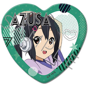 『けいおん！』 ハート型缶バッジ E(中野梓)