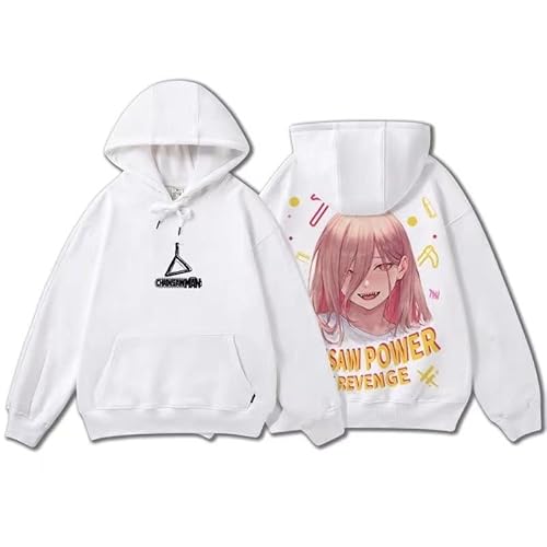 チェンソーマン パーカー 長袖 マキマ 早川アキ パワー ナース レゼ デンジ コベニ キャラクター グッズ スポーツ 春 秋 冬 ハロウィンクリスマス イベント 学園祭 文化祭 祭り 誕生日 プレゼント ギフト 学生 大人 贈り物 記念品 祝日 漫画 可愛い コスプレ小物 周辺 通学 通勤 (G,厚手XS)