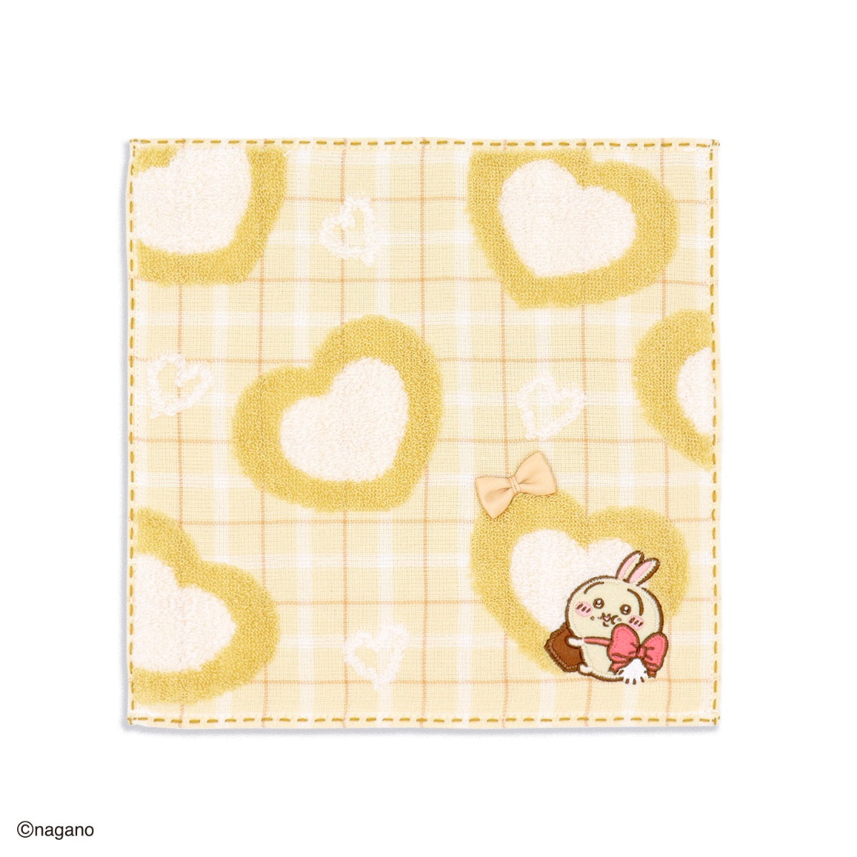 ちいかわ タオルハンカチ(チョコ&クッキー イエロー)