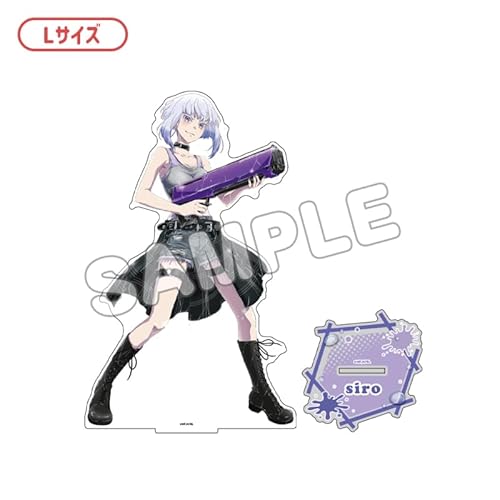 ＴＢＳグロウディア ロックは淑女の嗜みでして アクリルフィギュアＬ 白矢環 223～259ｍｍ アクリル