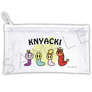 「ニャッキ！」 フラットクリアポーチ デザインB