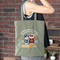 アンパンマン ばいきんまん刺繍トートバッグ