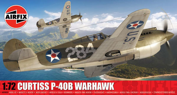 1/72 カーチス P-40B ウォーホーク プラモデル