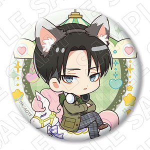 進撃の巨人 ミニキャラ缶バッジ(リヴァイ)