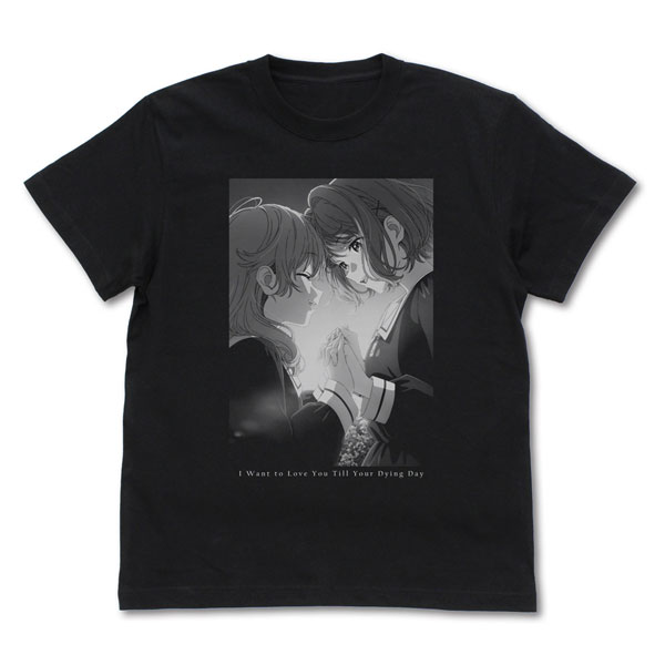 TVアニメ『きみが死ぬまで恋をしたい』 シーナ＆ミミ Tシャツ/BLACK-XL