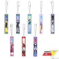 新機動戦記ガンダムW キャラクターイラスト ルームキー風アクリルチャーム（全8種）