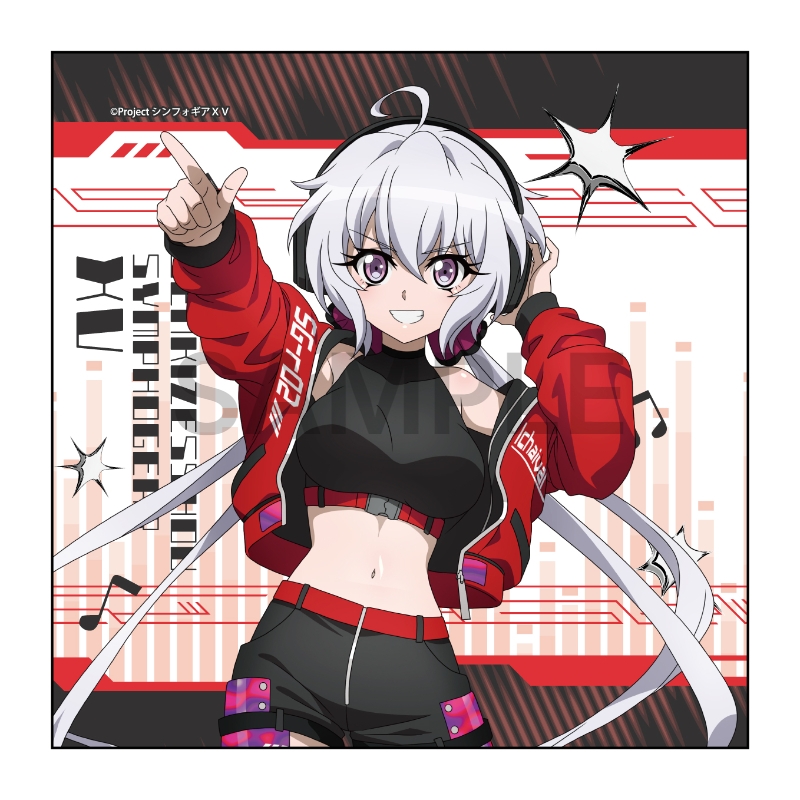 戦姫絶唱シンフォギアＸＶ マイクロファイバー 雪音 クリス DJ ver.【催事商品】