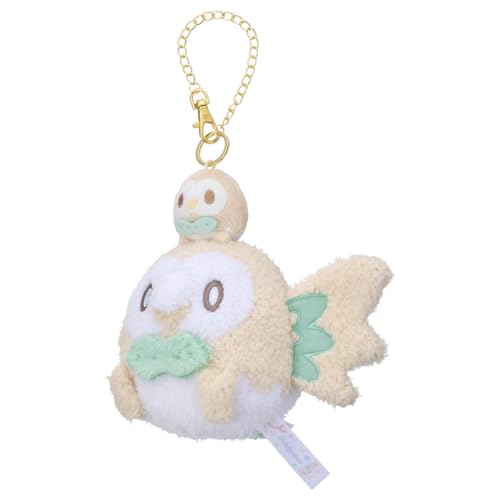 タカラトミーアーツ(TAKARATOMY A.R.T.S) ポケピース ぬいぐるみマスコット ぬいぐるみといっしょVer. モクロー 幅 約18cm