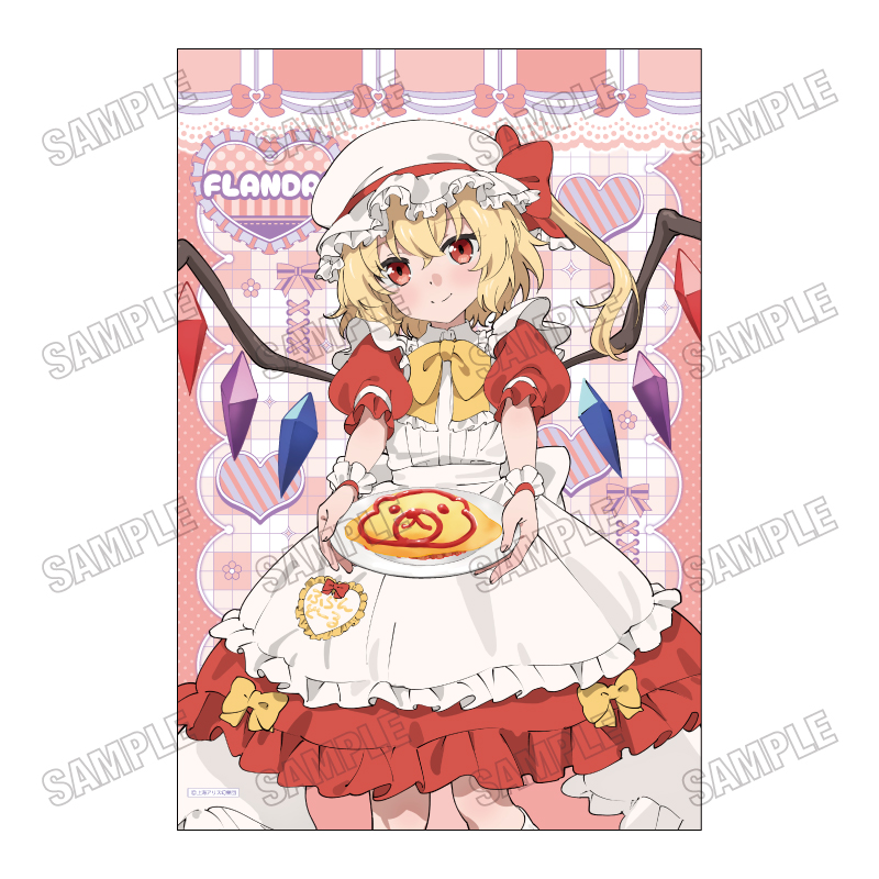 「東方Project」 描き下ろしB2タペストリー メイドver. (4)フランドール・スカーレット[メディコス・エンタテインメント]《０９月予約》