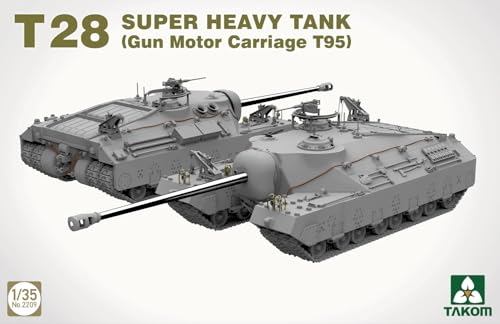 タコム 1/35 T28 超重戦車 (T95 戦車駆逐車) プラモデル TKO2209 (戦車)
