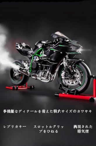 1:6スケール 川崎H2R 電動噴霧バイク 合金製 モーターサイクルミニチュア コレクションモデル 高精度 リアル再現 ディスプレイ用 趣味玩具 バイクフィギュア ミニバイク 模型 贈り物 男性向け 趣味コレクション (写真,スタイル3)