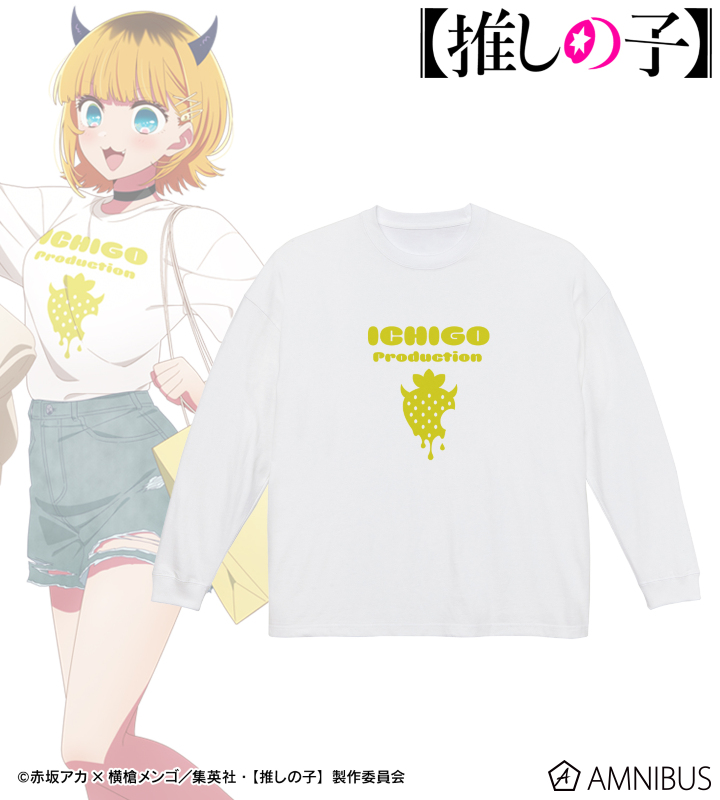 【推しの子】描き下ろし MEMちょ ショッピングver. 着用BIGシルエットロングTシャツ/ユニセックス