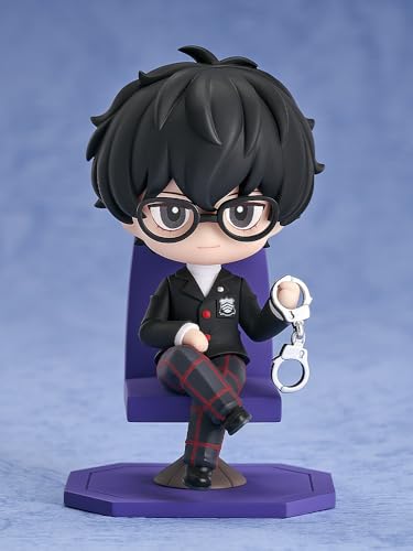 グッドスマイルアーツ上海[Good Smile Arts Shanghai] Qset+ ペルソナ５ ザ ロイヤル P5R主人公 ノンスケール プラスチック製 塗装済みフィギュア 再販