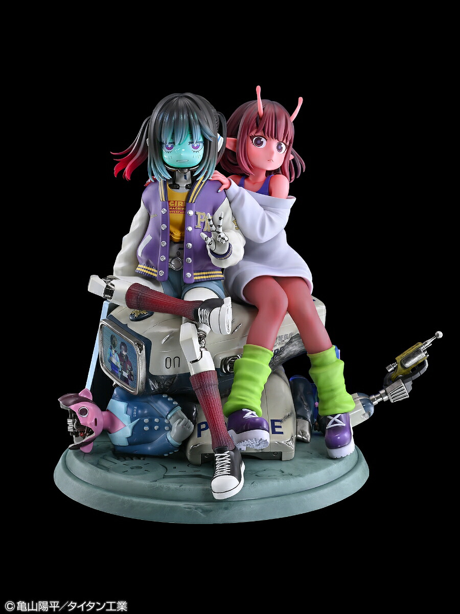 アニメ『銀河特急 ミルキー☆サブウェイ』チハル＆マキナ 完成品フィギュア[メディコス・エンタテインメント]【送料無料】