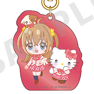 ちゃおヒロインズ×サンリオキャラクターズ アクリルキーホルダー 月島きらり×ハローキティ