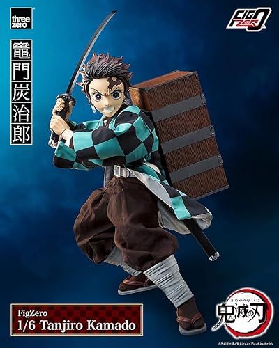 スリーゼロ[threezero] フィグゼロ 鬼滅の刃 1/6 竈門炭治郎 1/6スケール ABS&PVC&POM&その他の金属製塗装済み可動フィギュア [磁石使用、衣装には布を使用] 再販