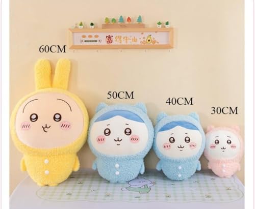 LumingLightぬいぐるみ、抱き枕、クッション、動物人形、誕生日のおもちゃ、ぬいぐるみ、かわいいおもちゃ、枕、寝枕、漫画人形 (50CM,ちいかわ) [並行輸入品]