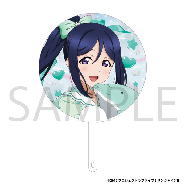 ラブライブ!サンシャイン!! クリアうちわ 松浦果南 ぷかぷかAqoursフェア ver.