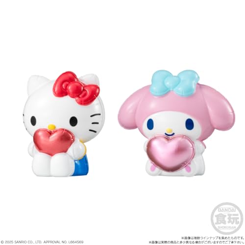 バンダイ(BANDAI) ぷっくりバルーンマスコット サンリオキャラクターズ チューインガム 食玩 【BOX販売/10個セット】