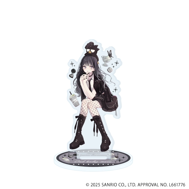 【予約2025年10月】アクリルスタンド「赤倉×サンリオキャラクターズ」49/バッドばつ丸(コラボイラスト) A3