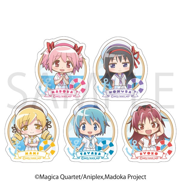 魔法少女まどか☆マギカ トレーディングアクリルマグネット 5個入りセット