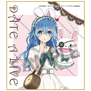 デート・ア・ライブV 描き下ろしミニ色紙 四糸乃 不思議の国のアリス ver.
