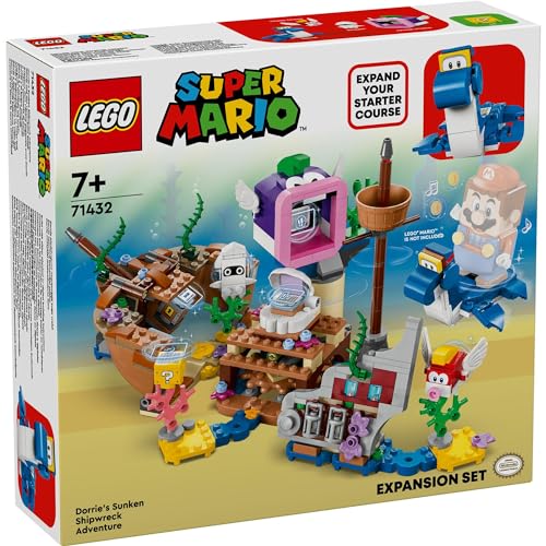 レゴ(LEGO) スーパーマリオ ドッシー と 沈没船探検 おもちゃ 玩具 プレゼント 誕生日 ブロック クリスマス 男の子 女の子 子供 7歳 8歳 9歳 小学生 マリオ グッズ ゲーム 71432