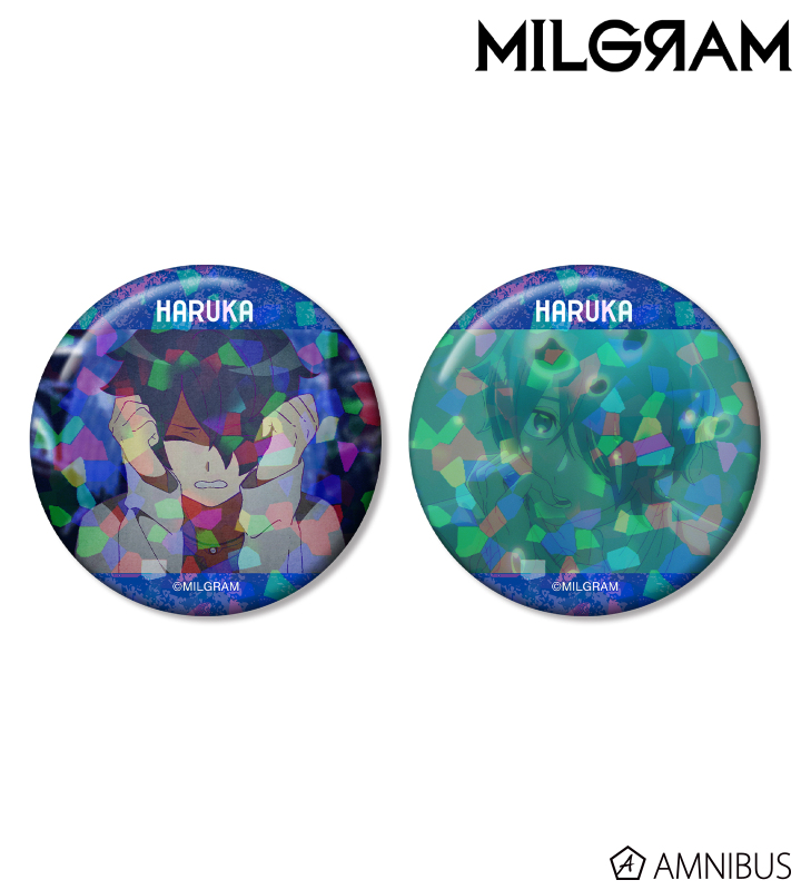 ハルカ 場面写ホログラム缶バッジ2個セット
