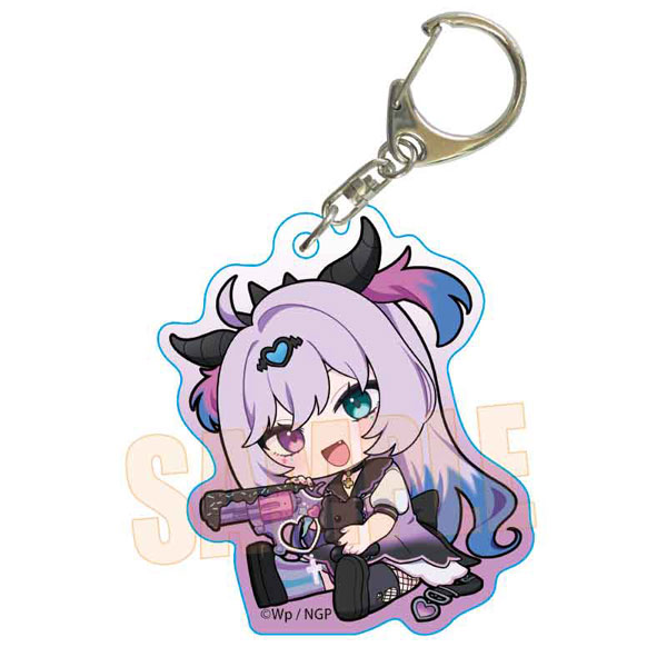 アニメ「NEEDY GIRL OVERDOSE」 ぎゅぎゅっとアクリルキーホルダー パープル・ロリポップ[ベルハウス]《０９月予約》