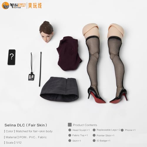 HiPlay 非玩玩具 NOTTAA 1/12 セレーナ 美白肌 DLC アクセサリーパック セット 素体なし