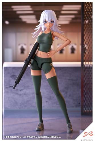 壽屋(KOTOBUKIYA) 創彩少女庭園 トレーニングウルフさん 全高約163mm 1/10スケール プラモデル